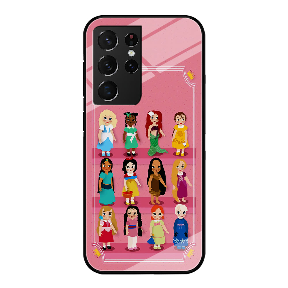 Cute Disney Princess Samsung Galaxy S21 Ultra Case-Phone Case-Tempered Glass Case-Altracase