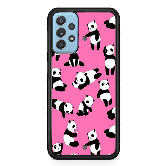 Cute Panda Samsung Galaxy A72 Case