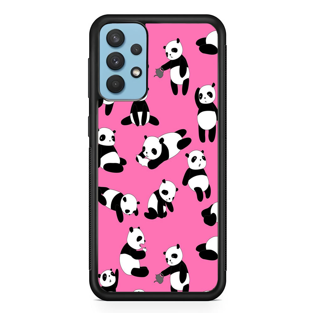 Cute Panda Samsung Galaxy A32 Case