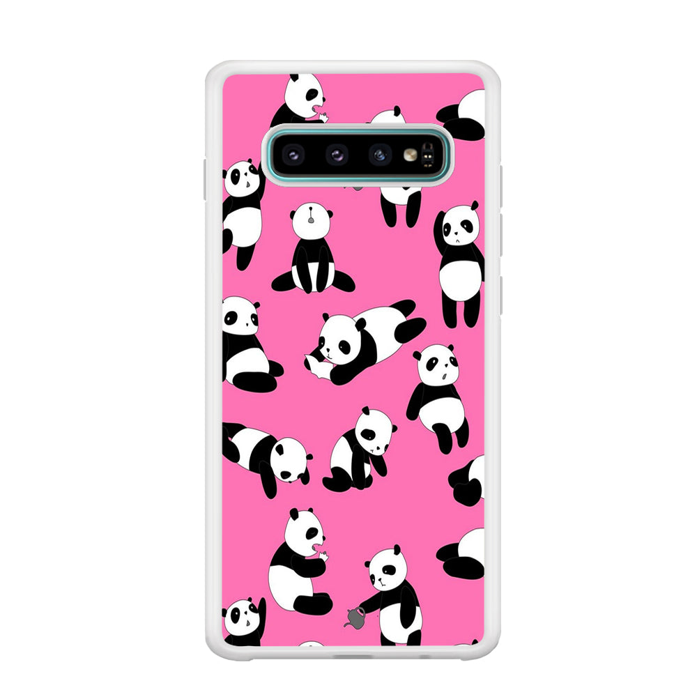 Cute Panda Samsung Galaxy S10 Case