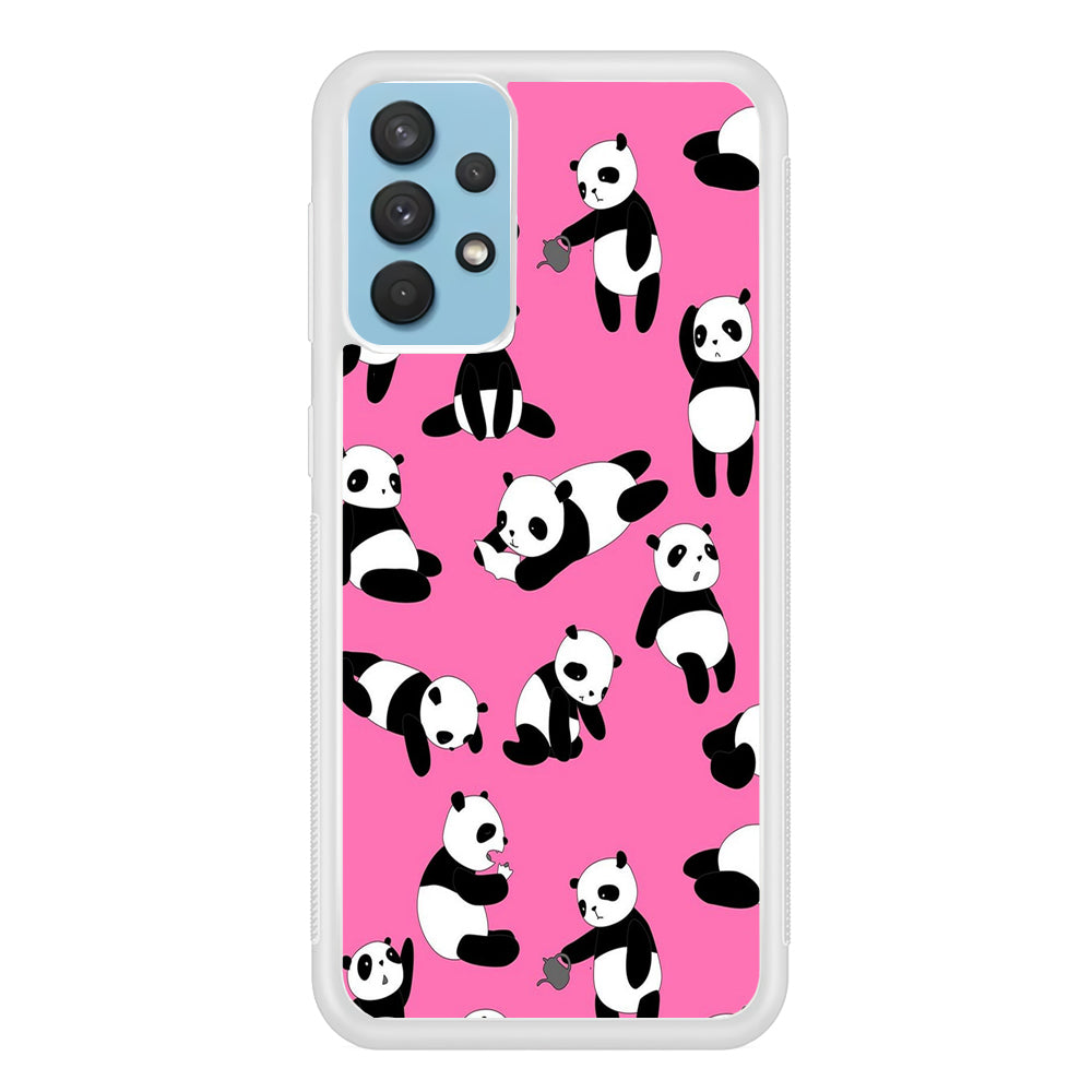 Cute Panda Samsung Galaxy A32 Case