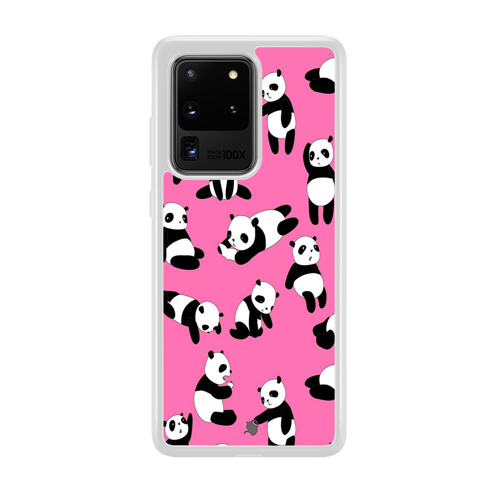 Cute Panda Samsung Galaxy S20 Ultra Case