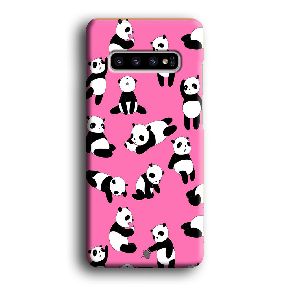 Cute Panda Samsung Galaxy S10 Case