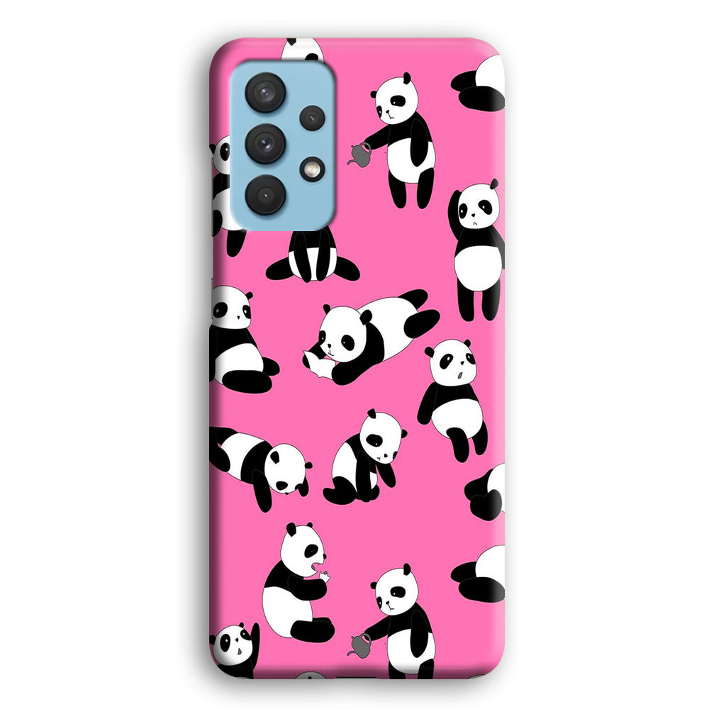 Cute Panda Samsung Galaxy A32 Case