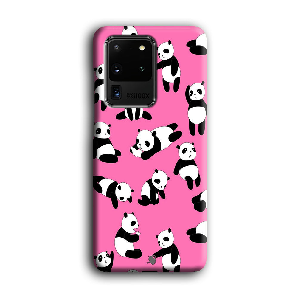 Cute Panda Samsung Galaxy S20 Ultra Case