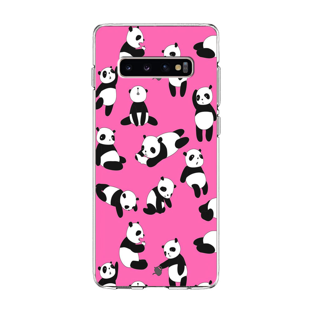 Cute Panda Samsung Galaxy S10 Case