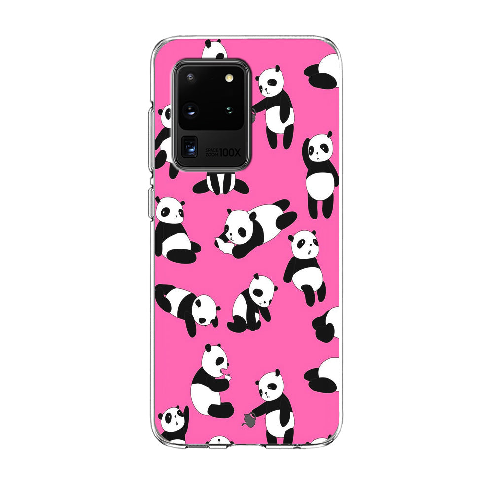 Cute Panda Samsung Galaxy S20 Ultra Case