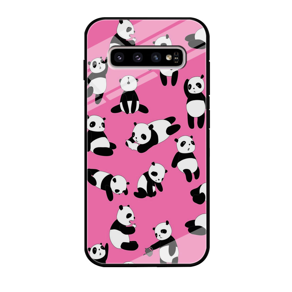 Cute Panda Samsung Galaxy S10 Case