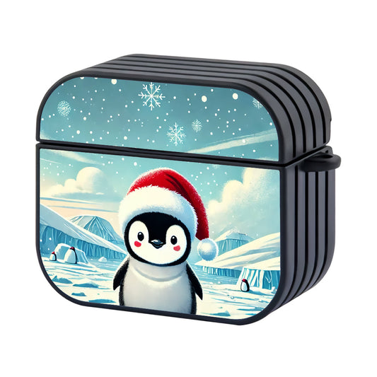 Cute Penguins in The Winter Apple AirPods 4 Case - Altracase