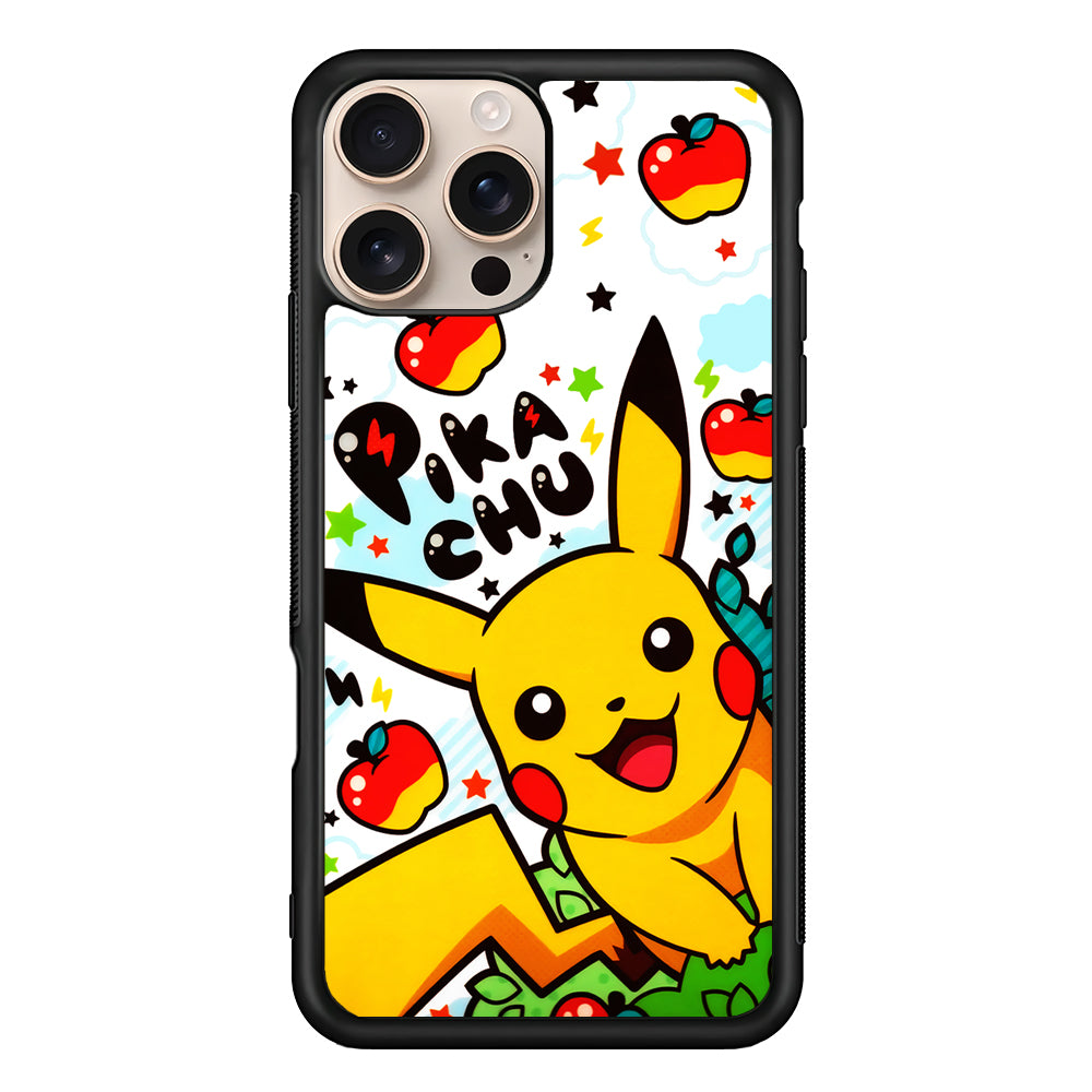 Cute Pikachu and Apple iPhone 16 Pro Case - Altracase