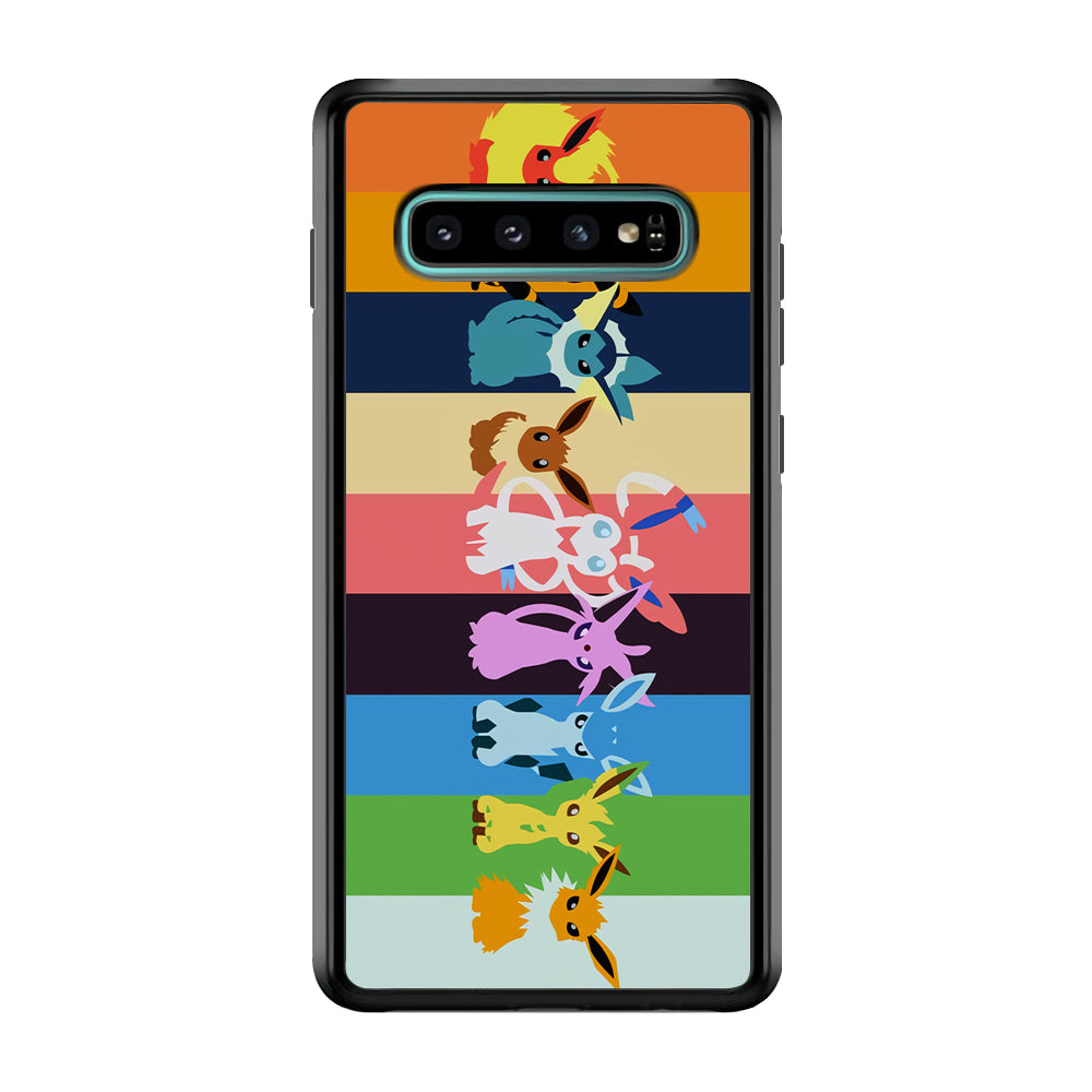 Cute Pokemon Evolutions Samsung Galaxy S10 Case