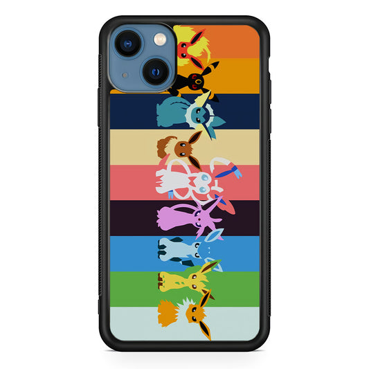 Cute Pokemon Evolutions iPhone 14 Plus Case