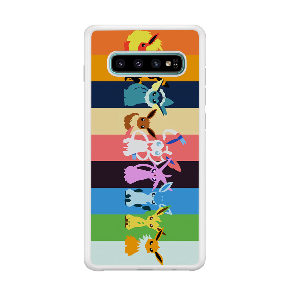 Cute Pokemon Evolutions Samsung Galaxy S10 Case