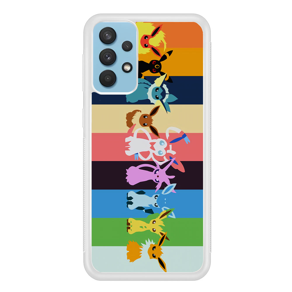 Cute Pokemon Evolutions Samsung Galaxy A32 Case