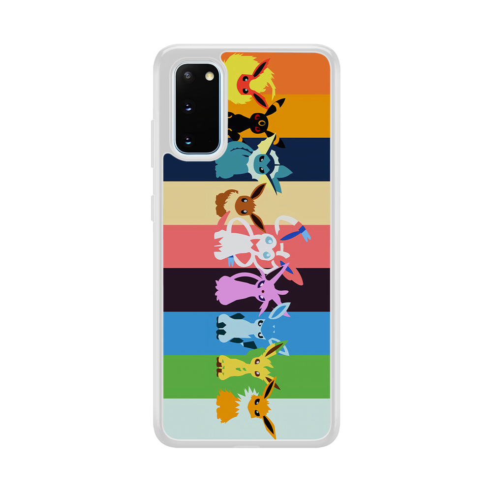 Cute Pokemon Evolutions Samsung Galaxy S20 Case