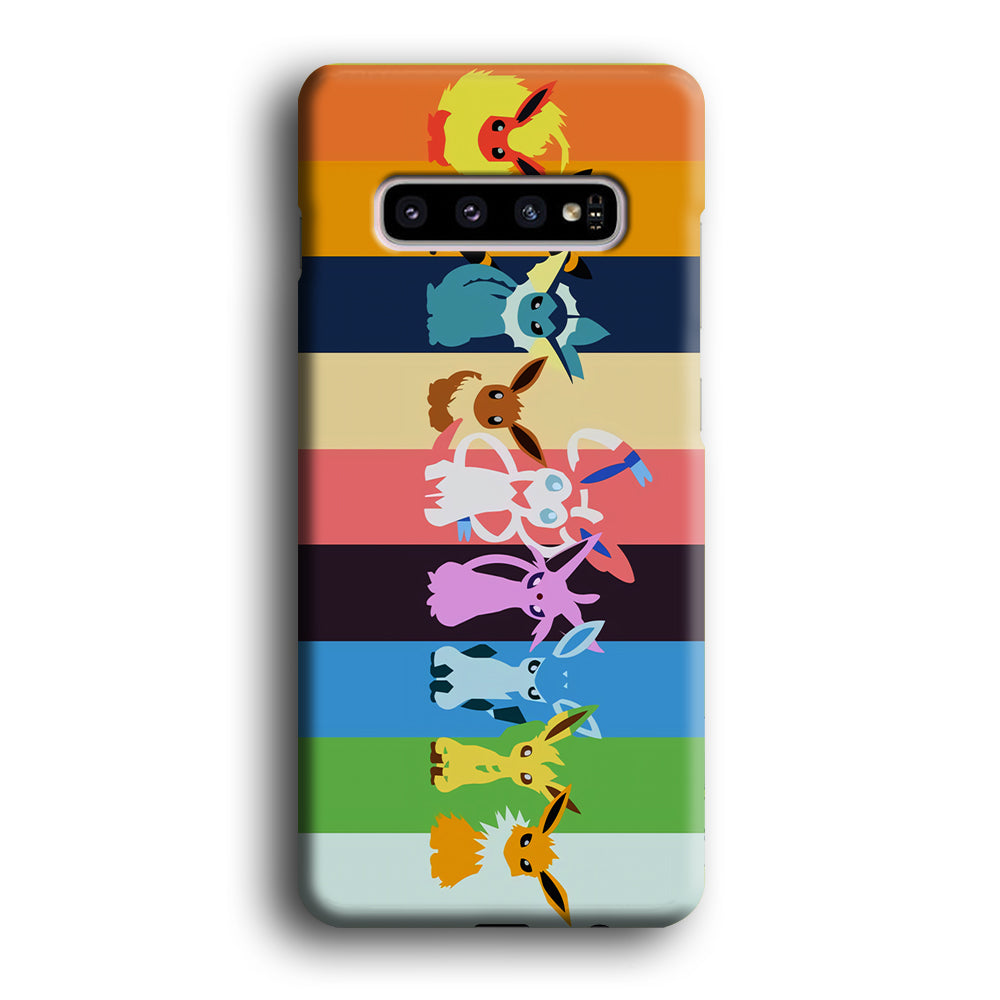 Cute Pokemon Evolutions Samsung Galaxy S10 Case