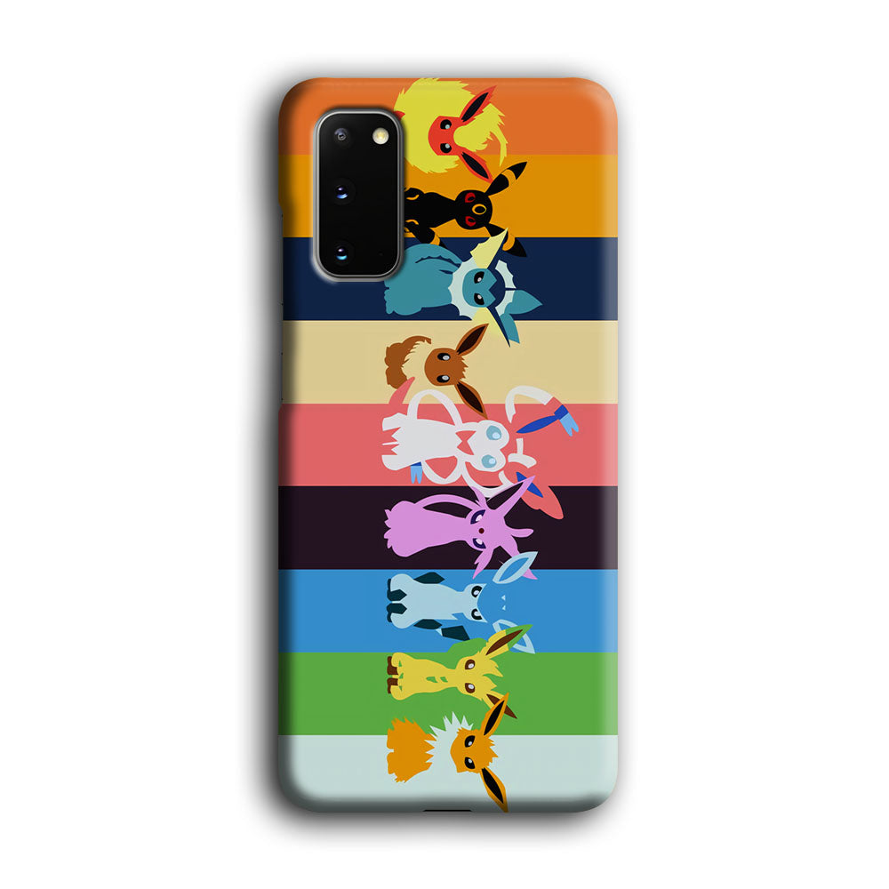 Cute Pokemon Evolutions Samsung Galaxy S20 Case