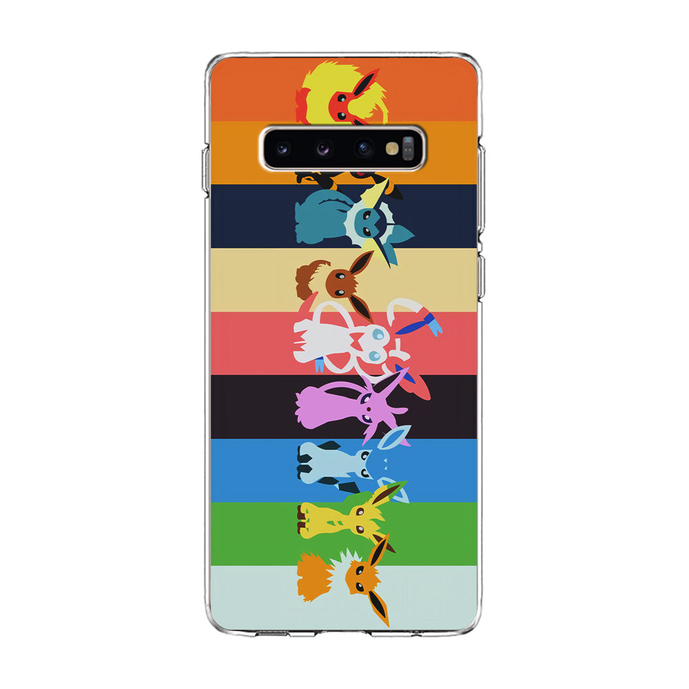 Cute Pokemon Evolutions Samsung Galaxy S10 Case