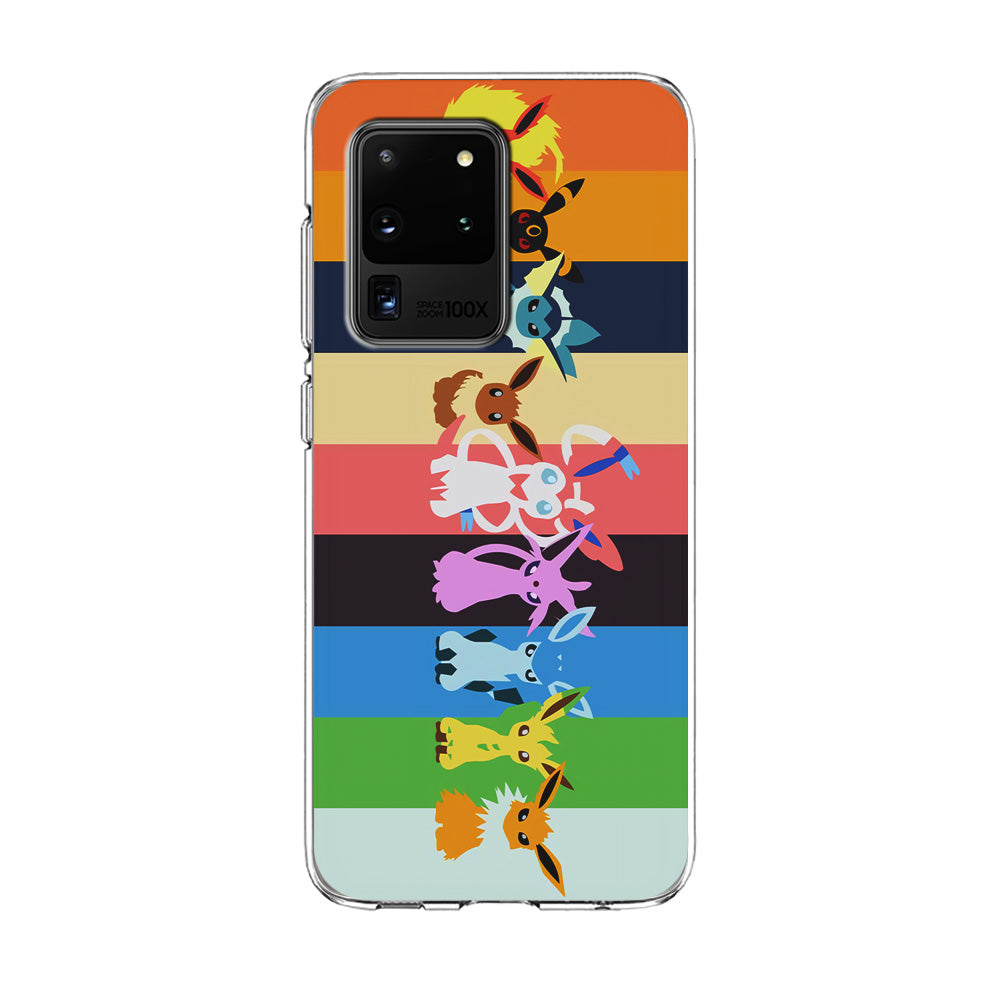 Cute Pokemon Evolutions Samsung Galaxy S20 Ultra Case