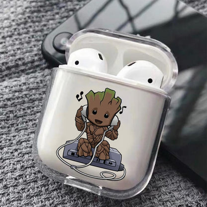 Cute The little Grood Hard Plastic Protective Clear Case Cover For Apple Airpods-AirPod Case-Altracase