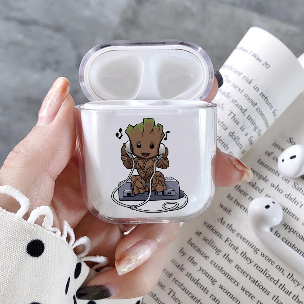 Cute The little Grood Hard Plastic Protective Clear Case Cover For Apple Airpods-AirPod Case-Altracase