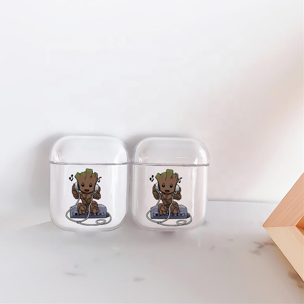 Cute The little Grood Hard Plastic Protective Clear Case Cover For Apple Airpods-AirPod Case-Altracase