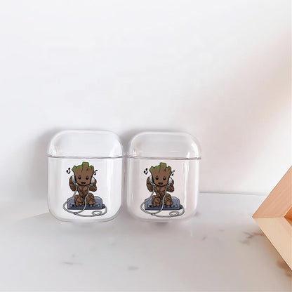 Cute The little Grood Hard Plastic Protective Clear Case Cover For Apple Airpods-AirPod Case-Altracase
