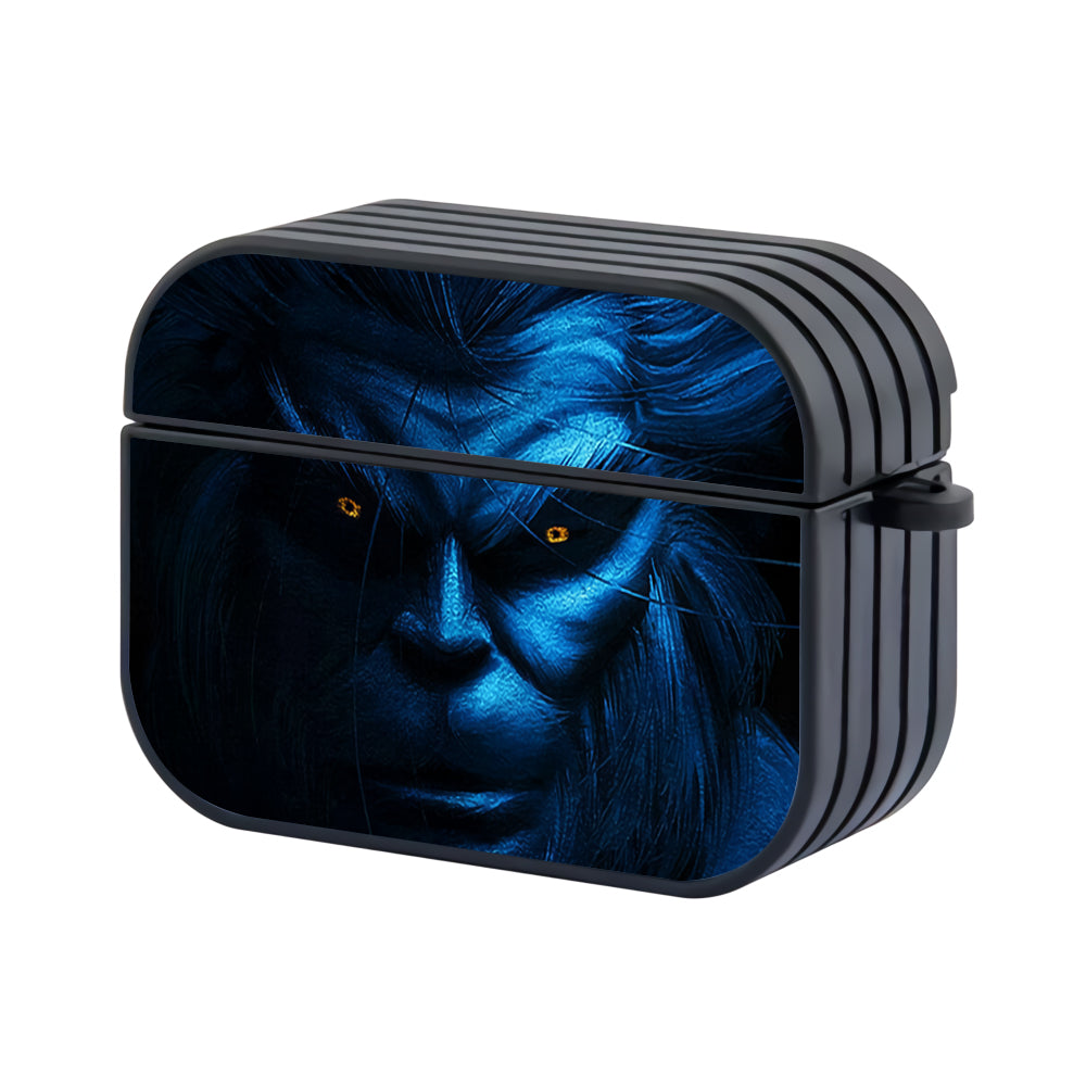 Dark Blue Beast with Glowing Eyes Apple AirPods Pro 3 Case - Altracase