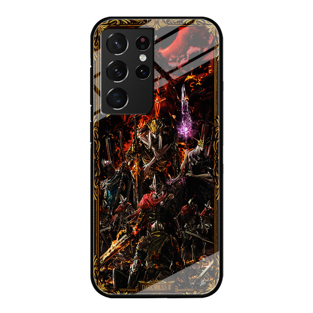 Dark Souls III Poster Samsung Galaxy S21 Ultra Case-Phone Case-Tempered Glass Case-Altracase