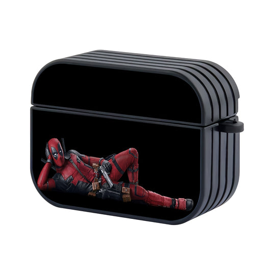 Deadpool Is Relaxing Apple Airpods Pro 2 Case-Airpods Pro 2 Case-Altracase