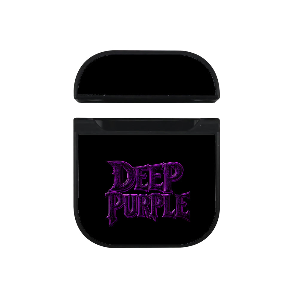 Deep Purple Vintage Logo Apple AirPods Case - Altracase