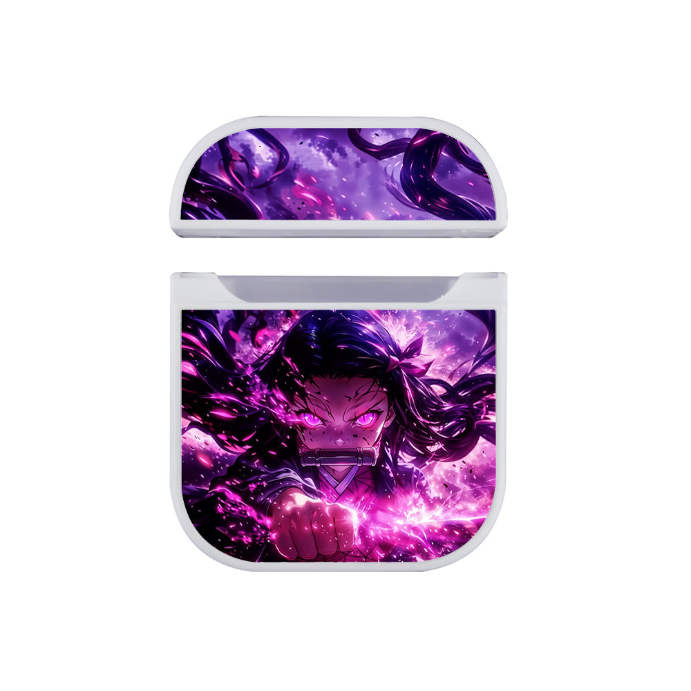 Demon Slayer Nezuko Kamado Apple AirPods Case-AirPod Case-White-Altracase