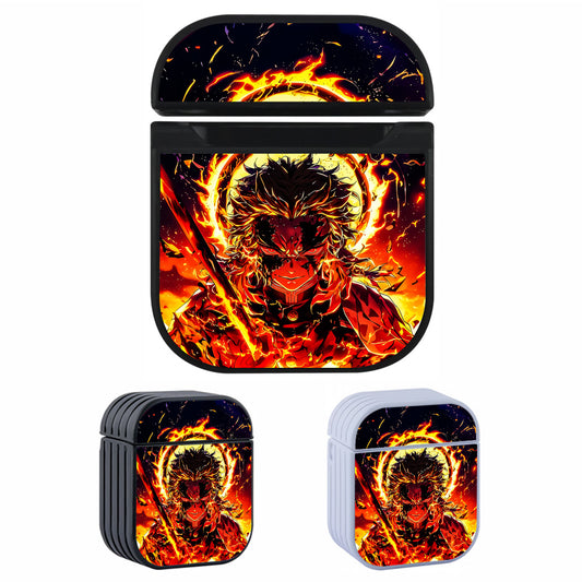 Demon Slayer Rengoku Fire Apple AirPods Case-AirPod Case-Altracase