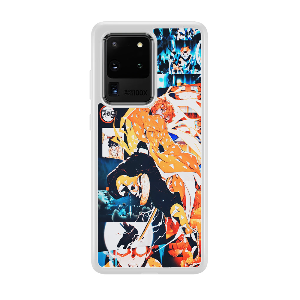 Demon Slayer Zenitsu Aesthetic Samsung Galaxy S20 Ultra Case