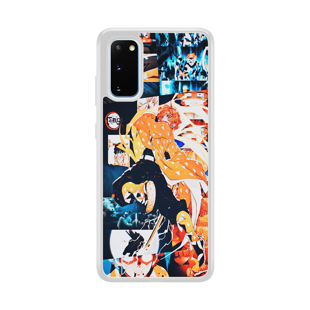 Demon Slayer Zenitsu Aesthetic Samsung Galaxy S20 Case