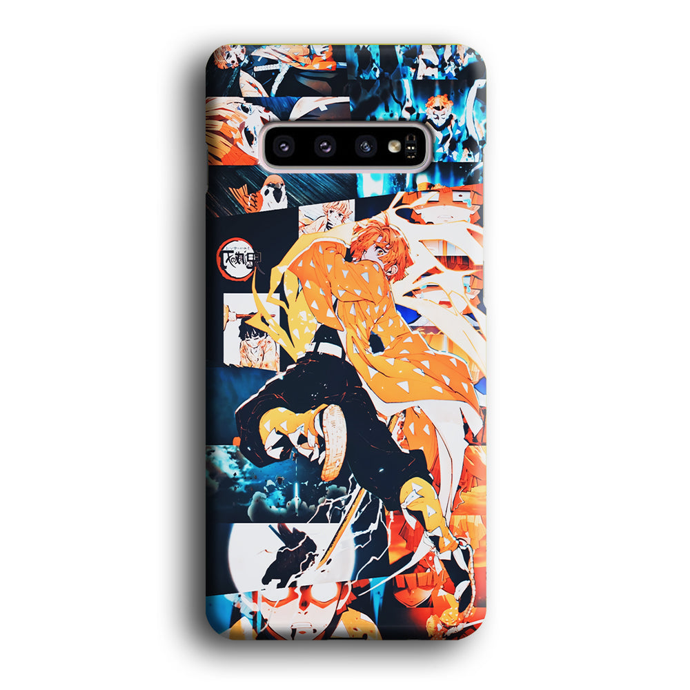 Demon Slayer Zenitsu Aesthetic Samsung Galaxy S10 Case