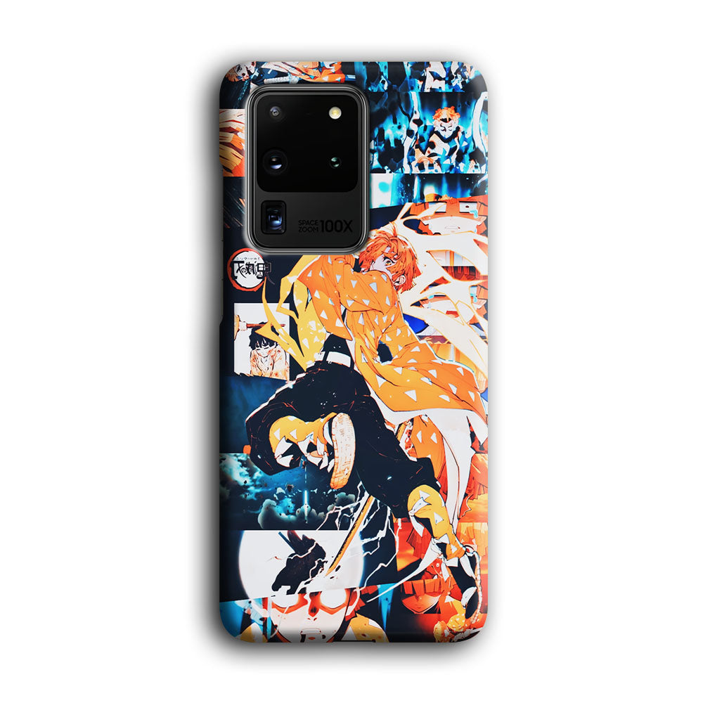 Demon Slayer Zenitsu Aesthetic Samsung Galaxy S20 Ultra Case