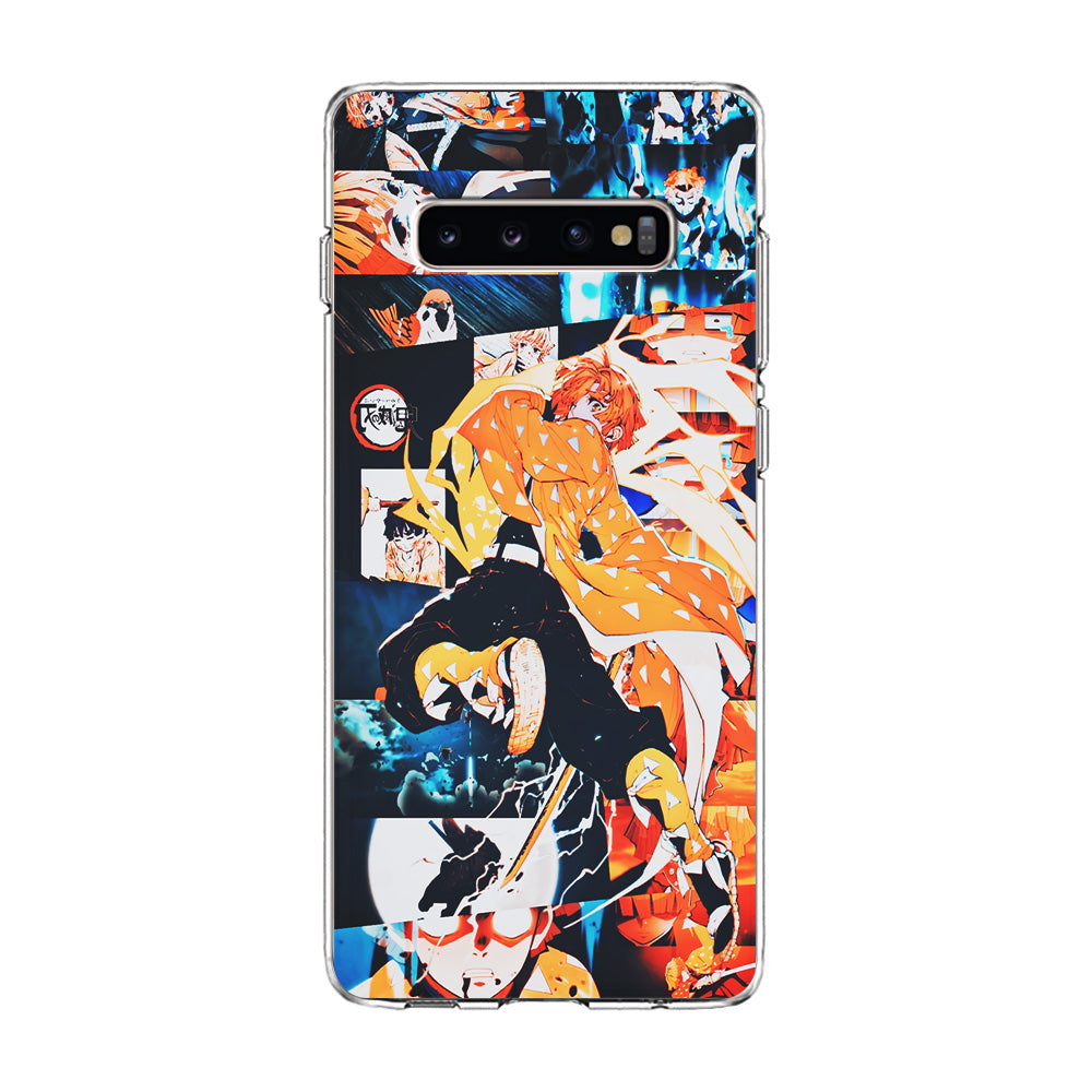 Demon Slayer Zenitsu Aesthetic Samsung Galaxy S10 Case