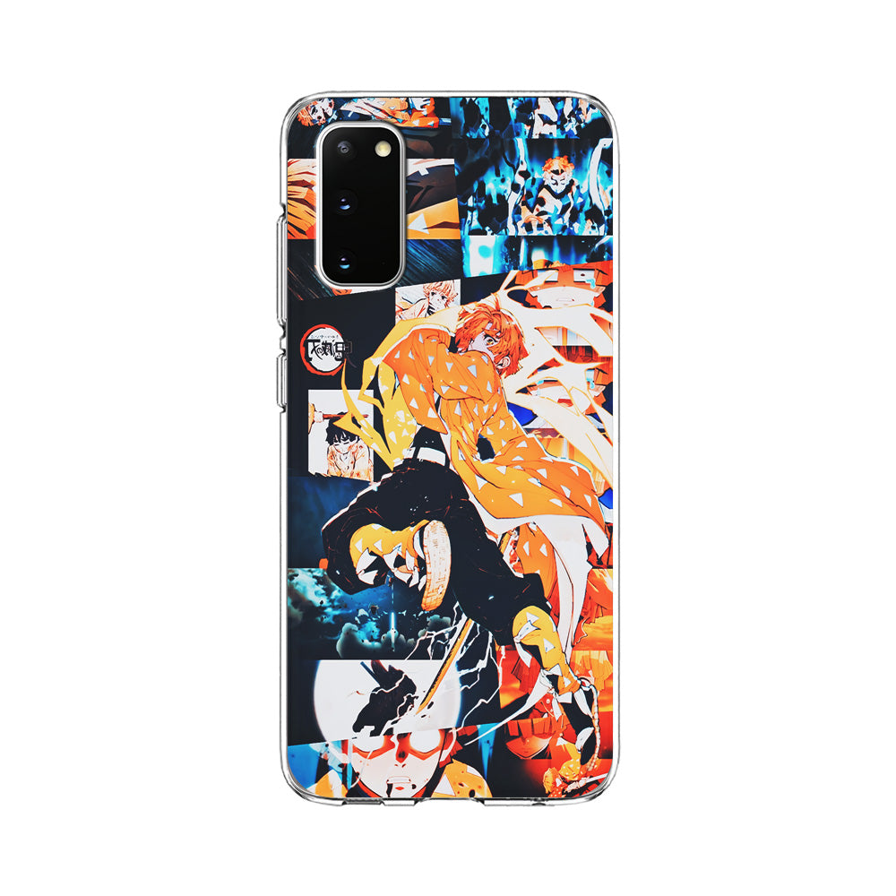 Demon Slayer Zenitsu Aesthetic Samsung Galaxy S20 Case