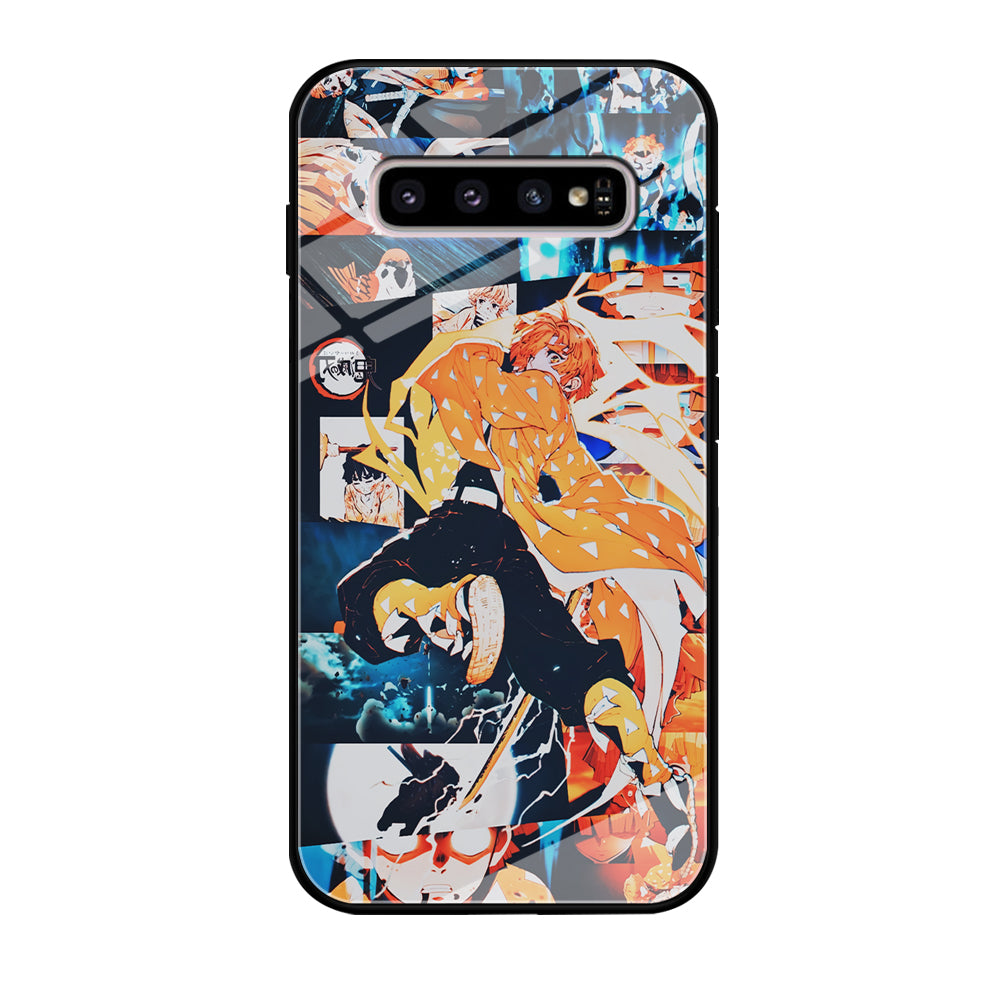 Demon Slayer Zenitsu Aesthetic Samsung Galaxy S10 Case