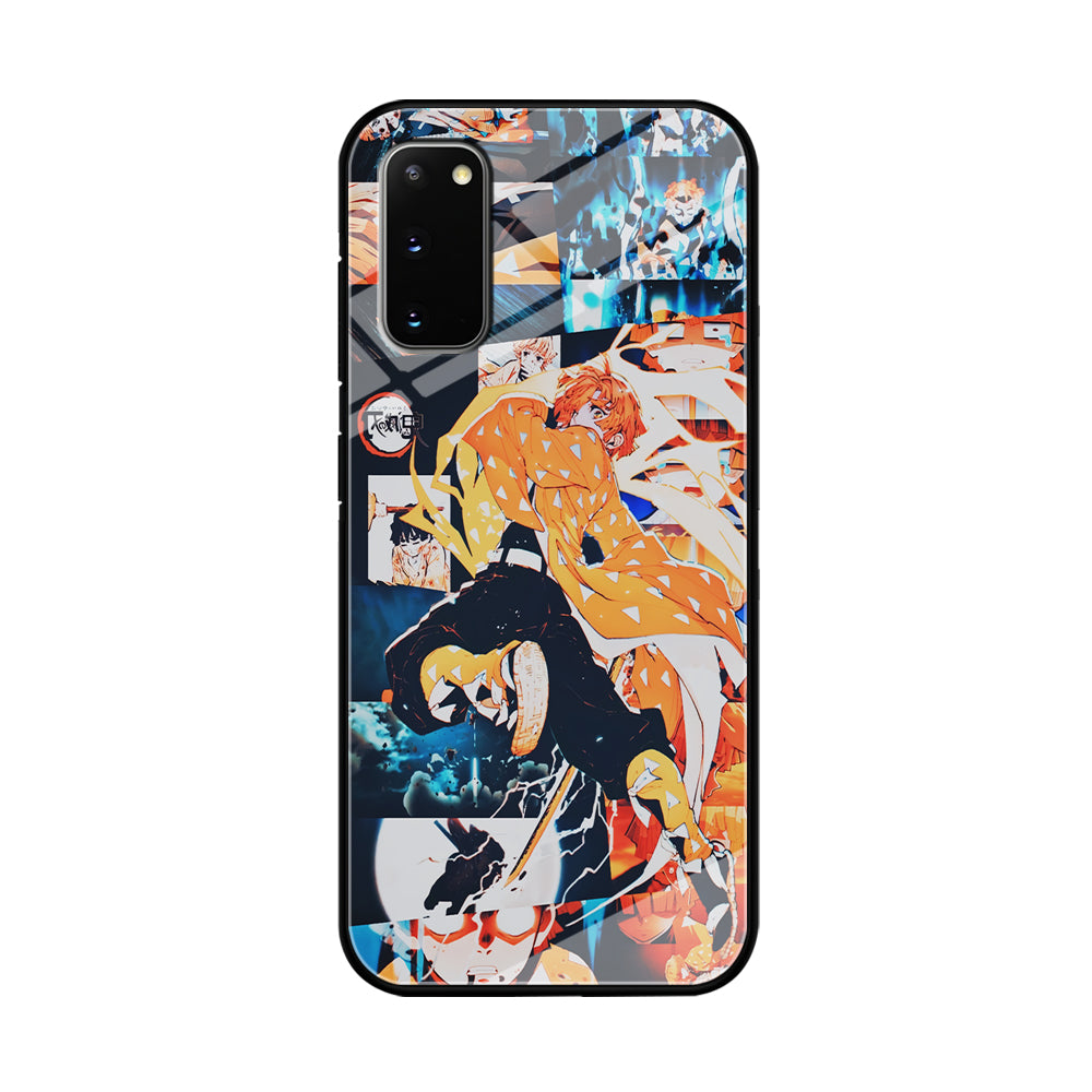 Demon Slayer Zenitsu Aesthetic Samsung Galaxy S20 Case