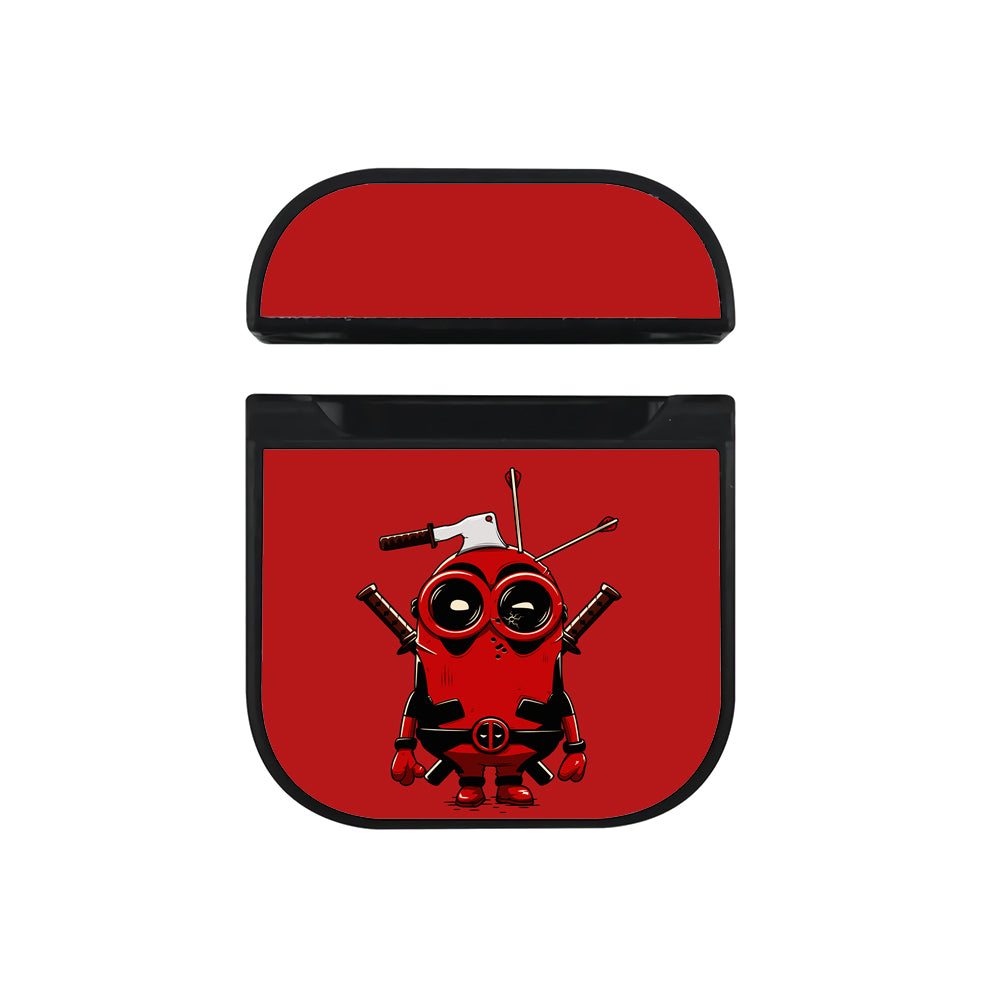 Despicable Me Deadpool X Minions Apple AirPods Case-AirPod Case-Black-Altracase