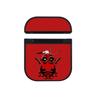 Despicable Me Deadpool X Minions Apple AirPods Case-AirPod Case-Black-Altracase