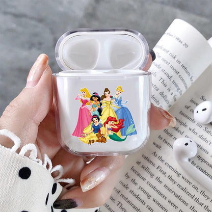 Disney Princess Hard Plastic Protective Clear Case Cover For Apple Airpods-AirPod Case-Altracase
