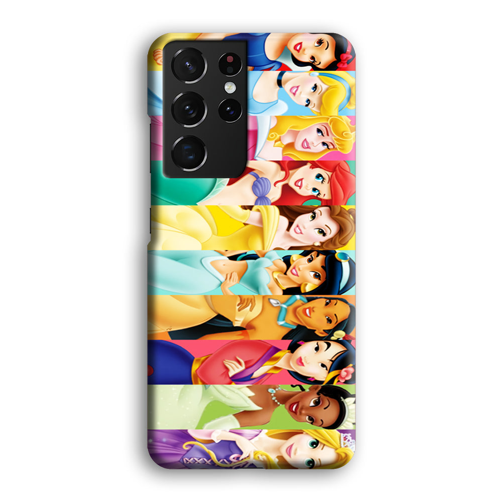 Disney Princess Character Samsung Galaxy S21 Ultra Case