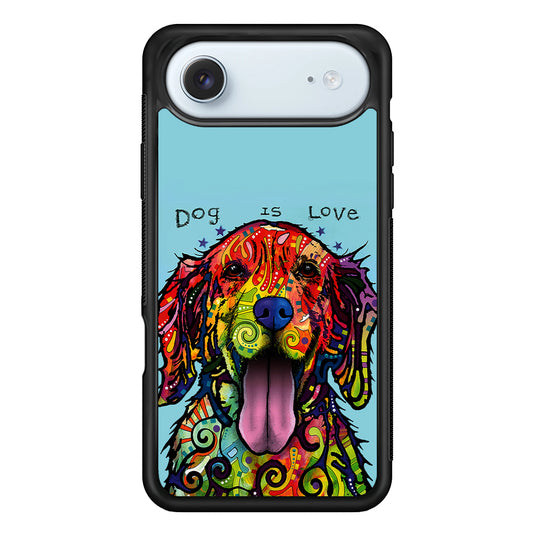 Dog is Love Painting Art iPhone 17 Air Case - Altracase