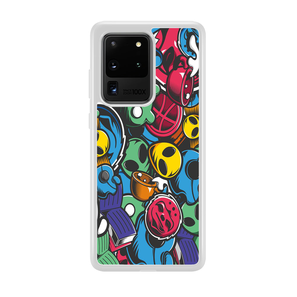 Doodle 001 Samsung Galaxy S20 Ultra Case