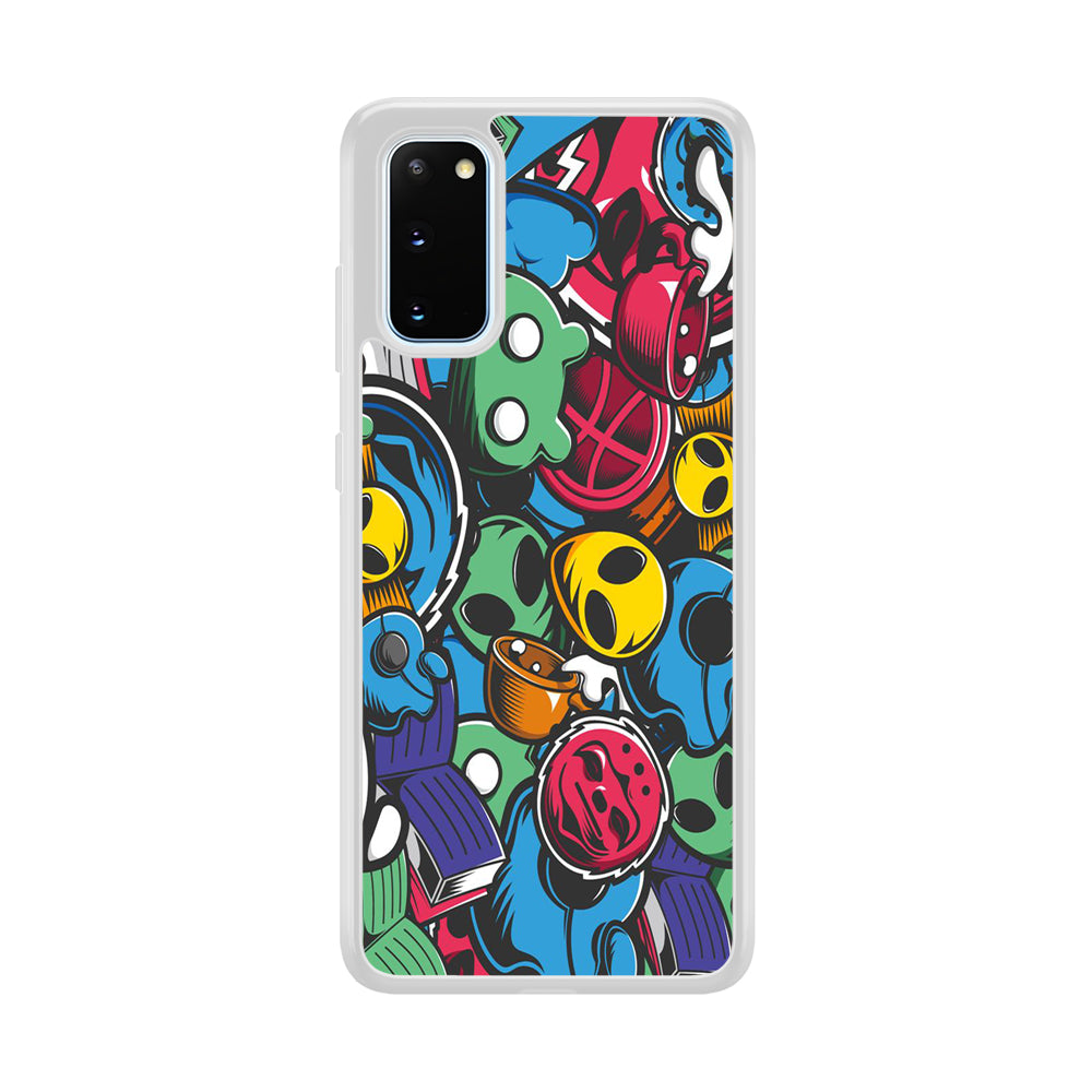 Doodle 001 Samsung Galaxy S20 Case