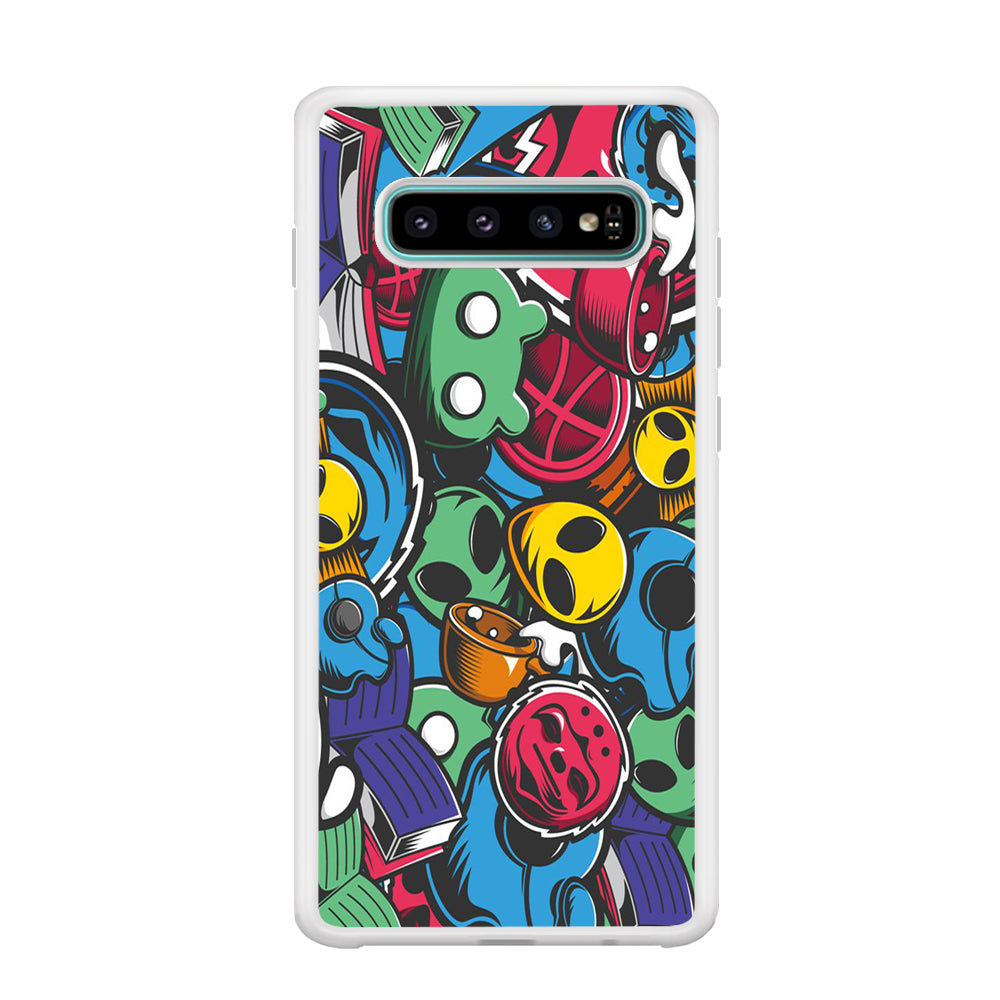 Doodle 001 Samsung Galaxy S10 Case