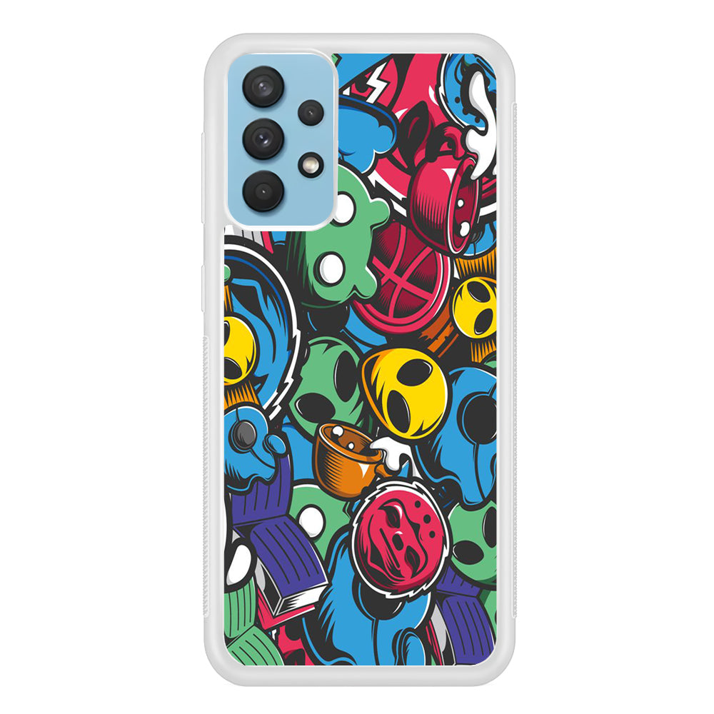 Doodle 001 Samsung Galaxy A32 Case